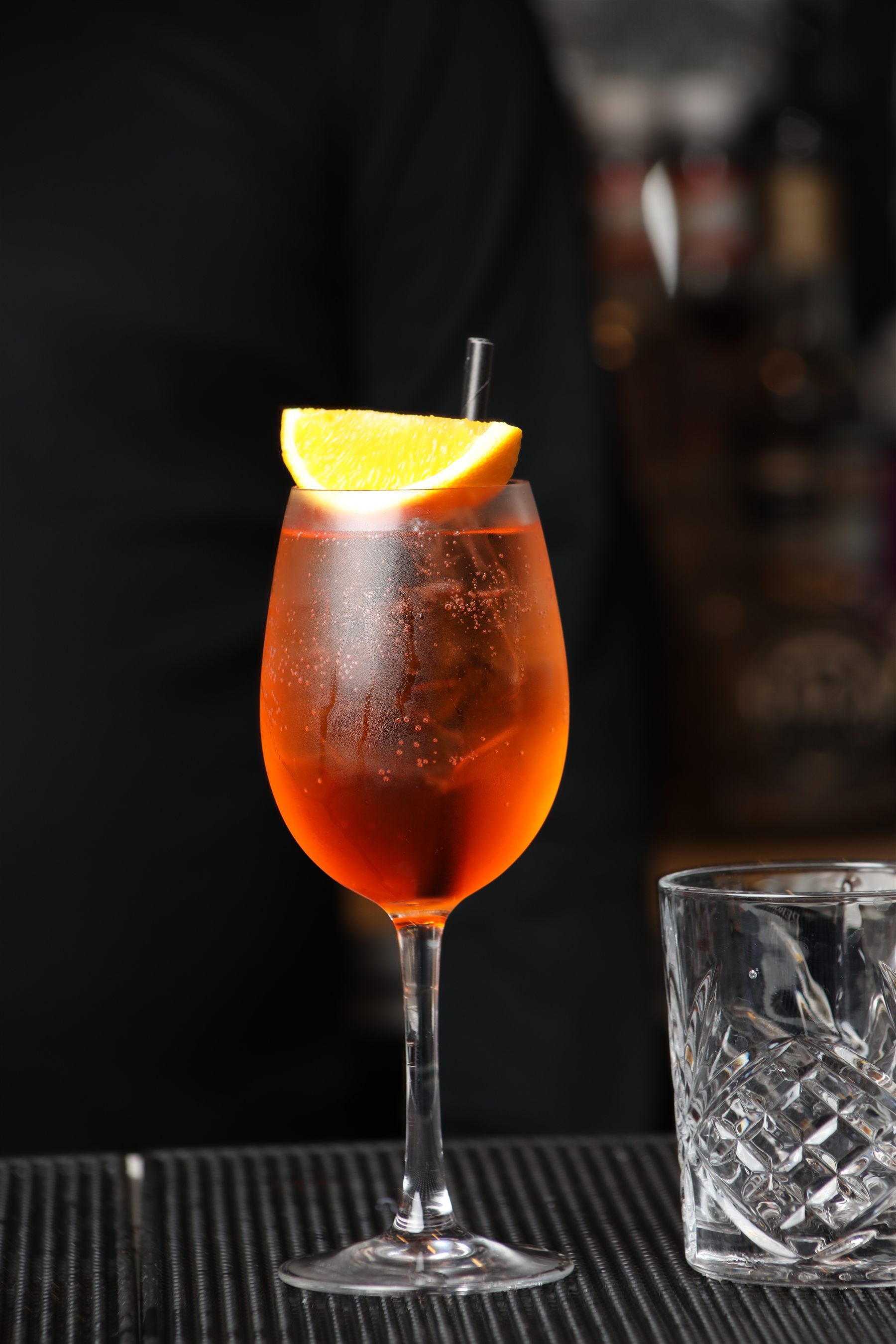 Spritz cocktail at Mate's bar